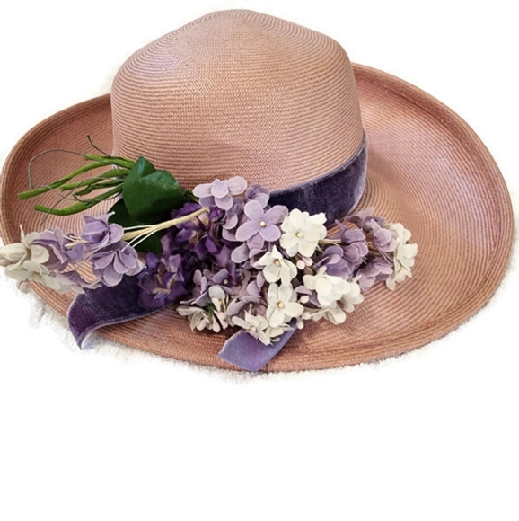 1960s Mollie Entwistle Original Pink Vintage Hat